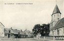 Le chêne et la place de l\'église - Allouville-Bellefosse
