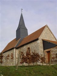 L\'église Saint-Denis de Beuzeville-la-Gifarde, commune rattachée - Beaumont-le-Hareng