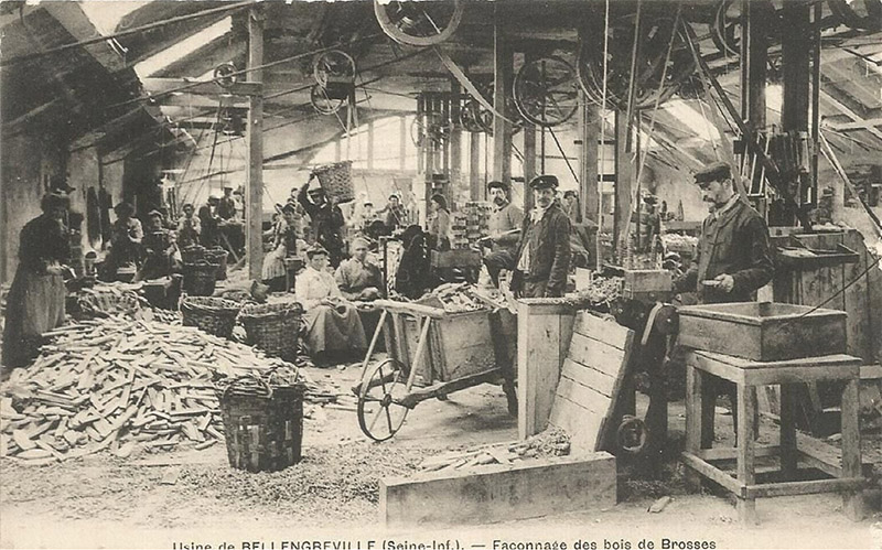Usine de St-Sulpice - Façonnage des Bois de Brosses