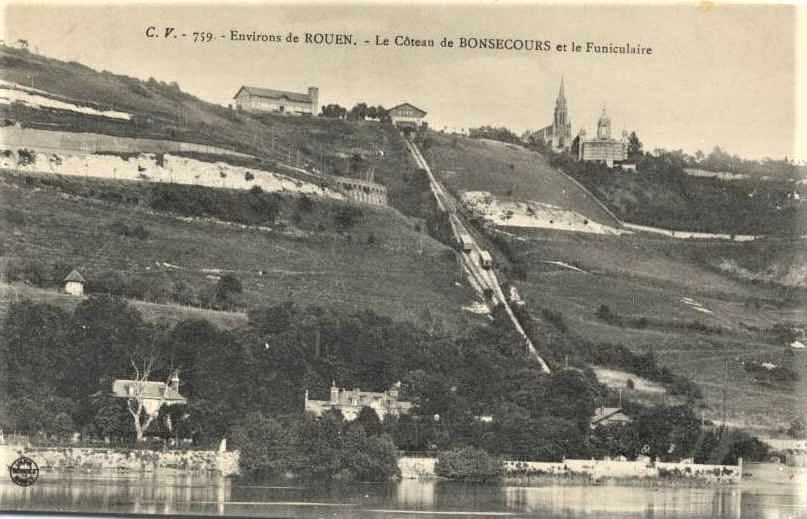 Le C�teau de Bonsecours et le Funiculaire