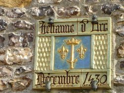 Plaque Jeanne d\'Arc - Bosc-le-Hard