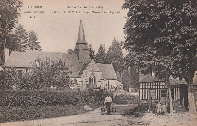 cleville-place-eglise