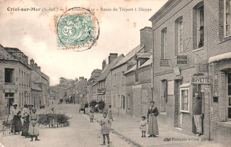 La Grande Rue<br>Route du Tr�port � Dieppe