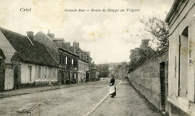 Grande Rue<br>Route du Tr�port � Dieppe