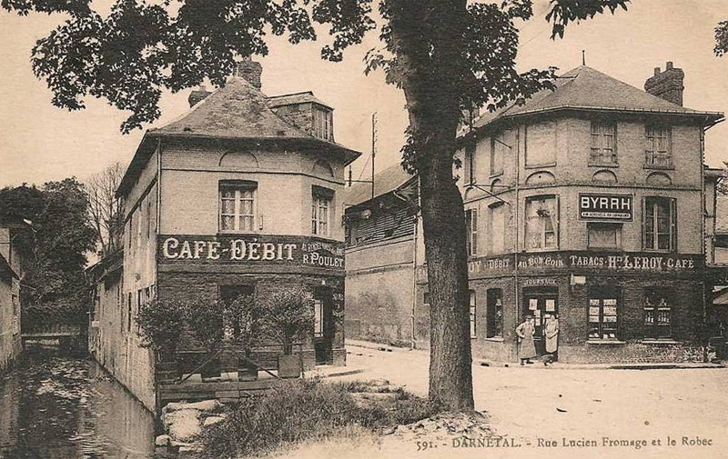 Rue Lucien Fromage et le Robec