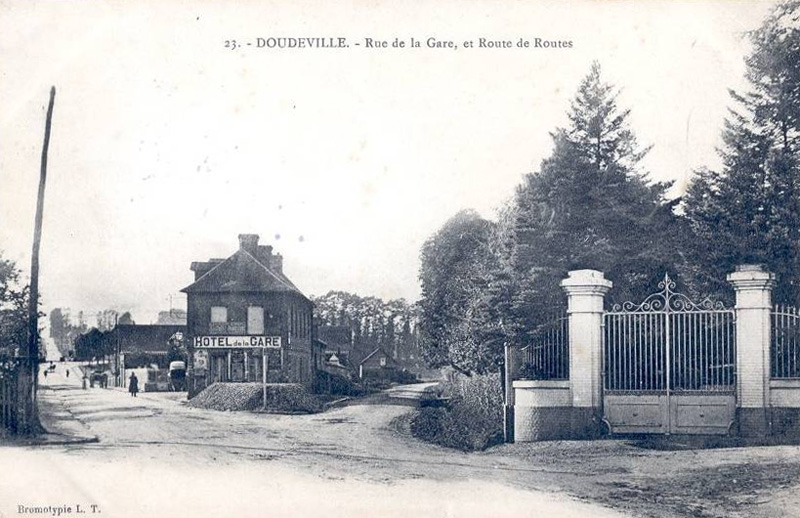 Rue de la Gare et Route de Routes