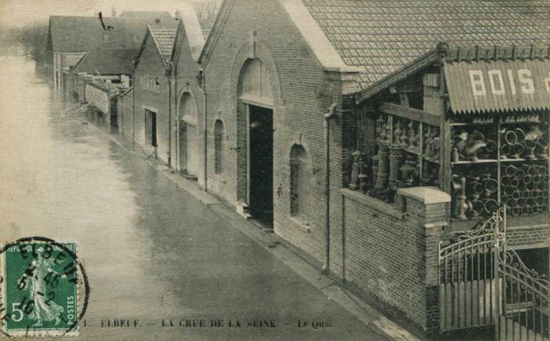 La Crue de la Seine - Le Quai