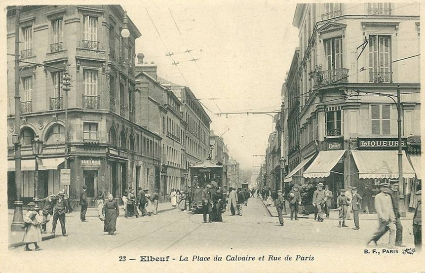 La Place du Calvaire et la Rue de Paris