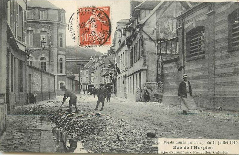 Rue de l'Hospice - La Crue de la Seine