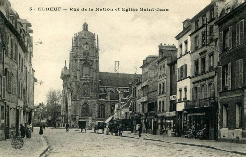 Rue de la Nation et �glise Saint-Jean