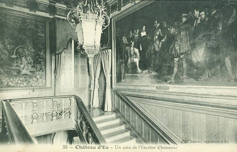 Ch�teau d'Eu - Un coin de l'Escalier d'honneur