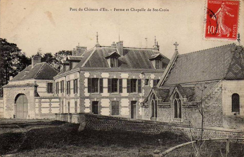 Parc du Ch�teau d'Eu<br>Ferme et Chapelle de Ste-Croix