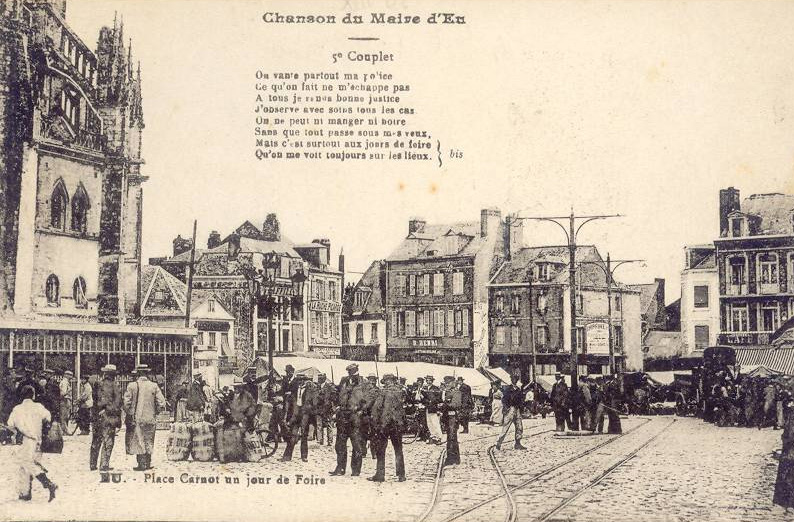 Place Carnot un jour de Foire