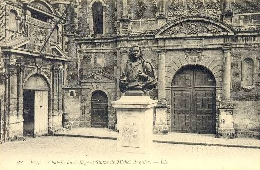 Chapelle du  Coll�ge - Statue de Michel  Auguier