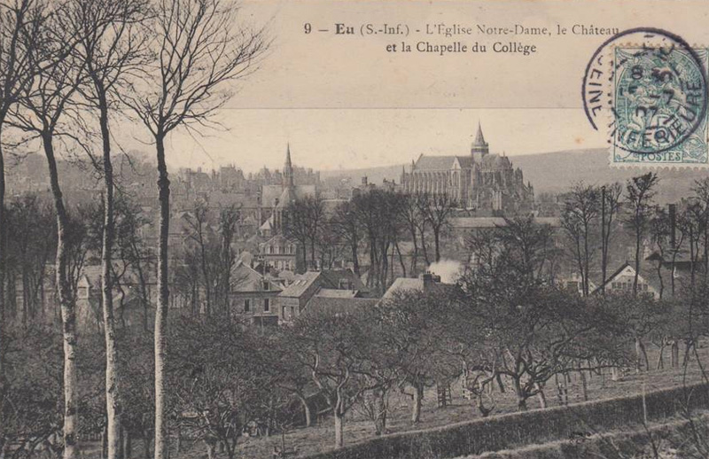 L'�glise Notre-Dame, le Ch�teau et la Chapelle du Coll�ge