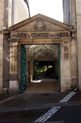 L\'entrée du musée centre des arts, aujourd\'hui fermé - Fécamp
