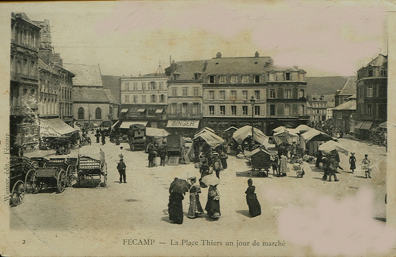 La place Thiers un jour de march�