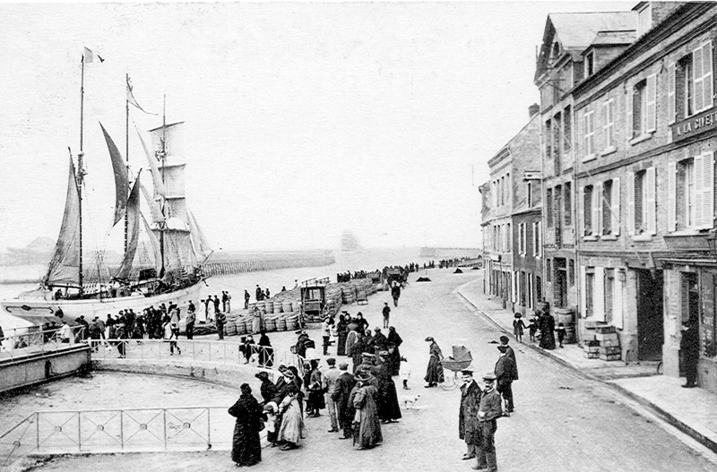 Le quai Guy-de-Maupassant au dbut du XX<sup>e</sup> sicle