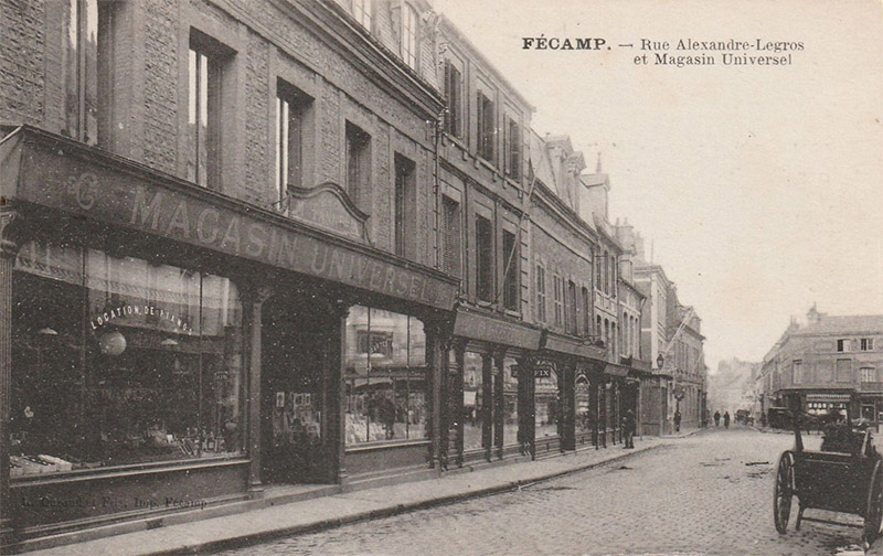 Rue Alexandre Legros et Magasin Universel