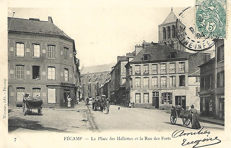 Place des Hallettes et Rue des forts