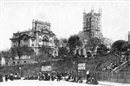 La caisse d\'épargne et l\'église Saint Étienne dans les années 20 - Fécamp