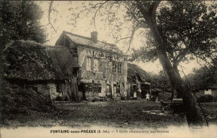 fontaine-sous-preaux-chaumiere
