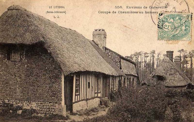 Groupe de Chaumi�res au Hameau de Montargis