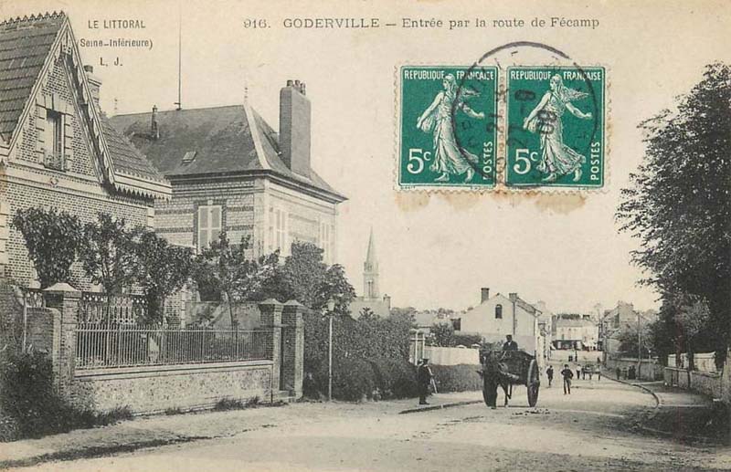 Entr�e par la route de F�camp