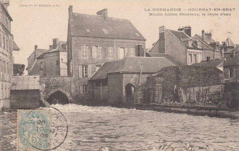 Moulin Jullien Heurteux, la Chute d'Eau