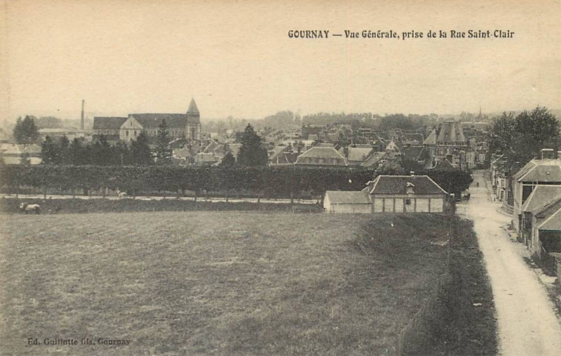 Vue Générale, prise de la Rue Saint-Clair