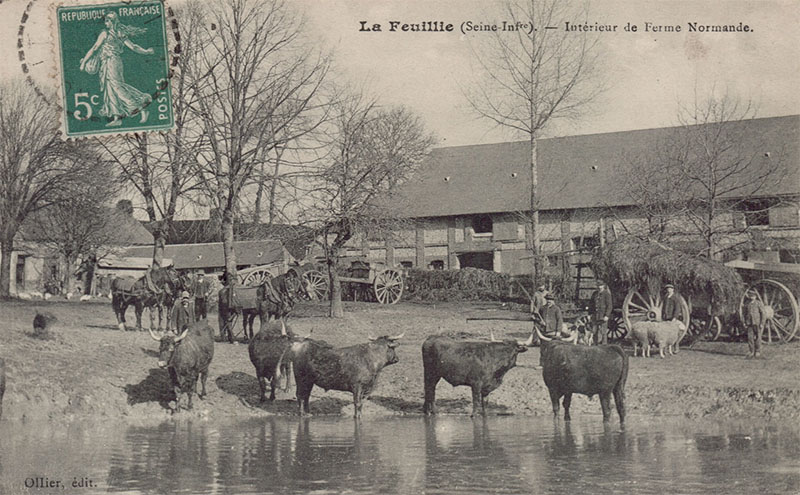 Intérieur de Ferme normande