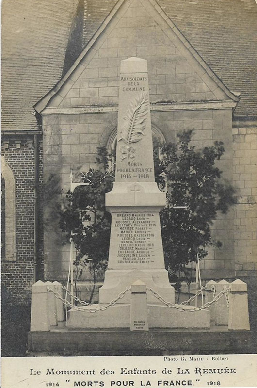 Le Monument des Enfants de la Remuée