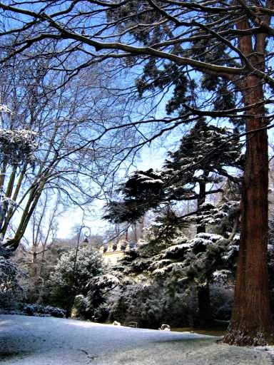 Parc Hauser sous la neige