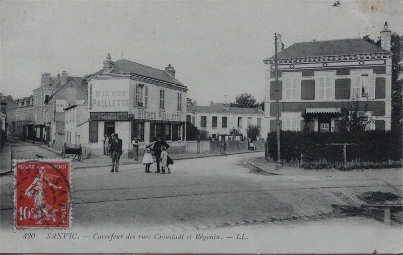 Carrefour des rues Cronstadt et B�gouin