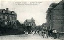 Quartier de l\'glise et Route de Saint-Jean-du-Cardonnay - Le Houlme