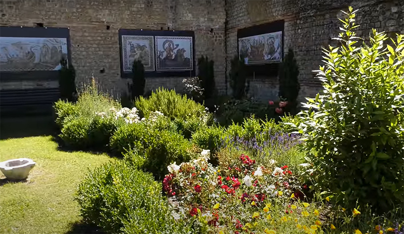 Le jardin du théâtre romain