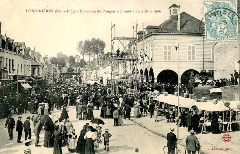 Concours de Pompes � incendiedu 3 juin 1906