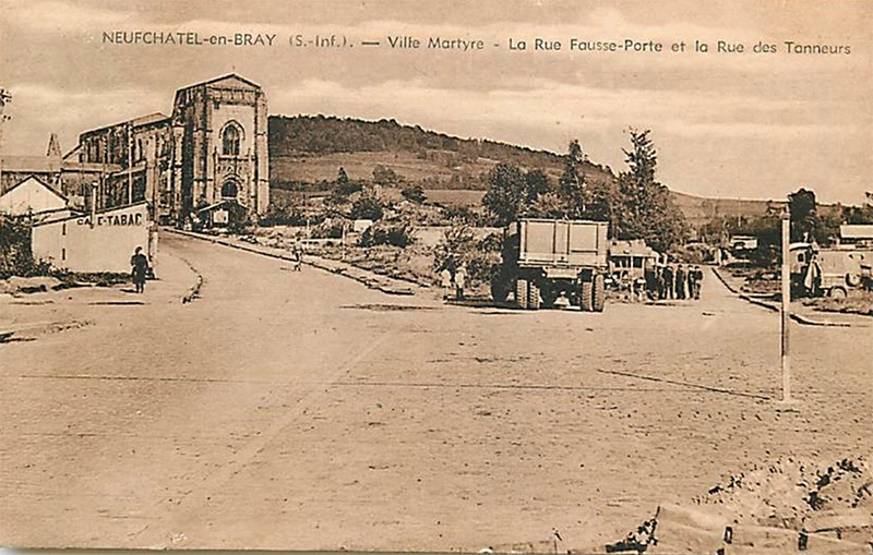 La rue Fausse Porte et rue des Tanneurs
