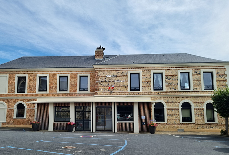 La mairie d'Octeville-sur-Mer