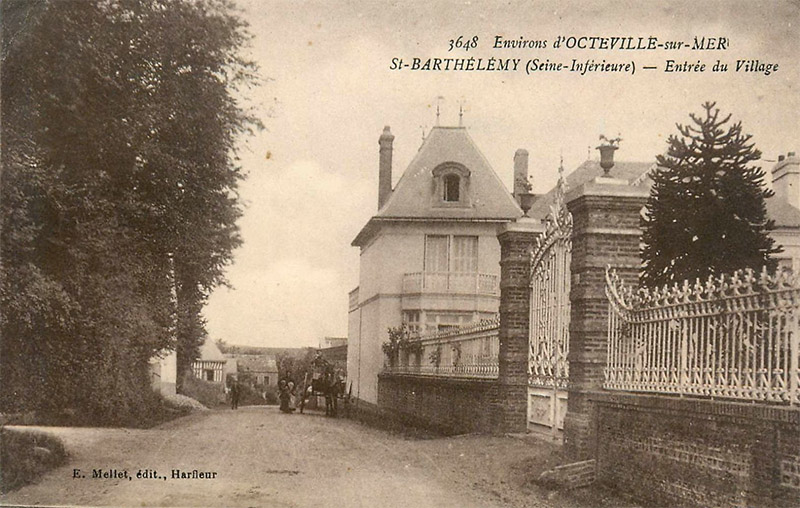 Saint-Barth�l�my - Entr�e du Village