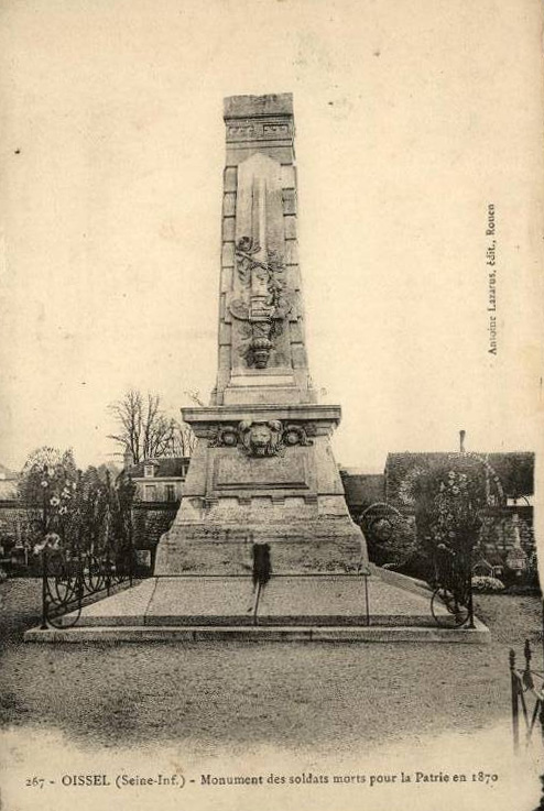 Le Monument des Soldats Morts pour la Patrie en 1870