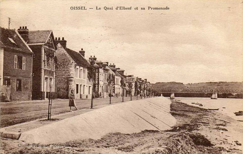 Le Quai d'Elbeuf et sa Promenade