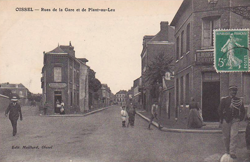 Rues de la Gare et de Plant-au-Leu