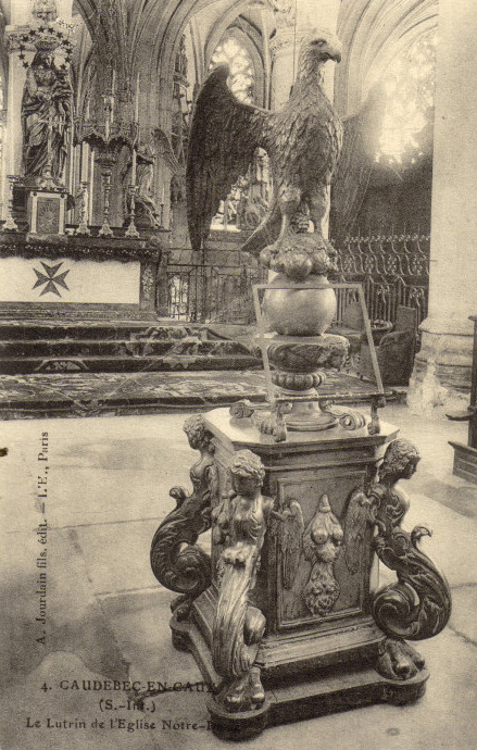 caudebec-en-caux-eglise-lutrin