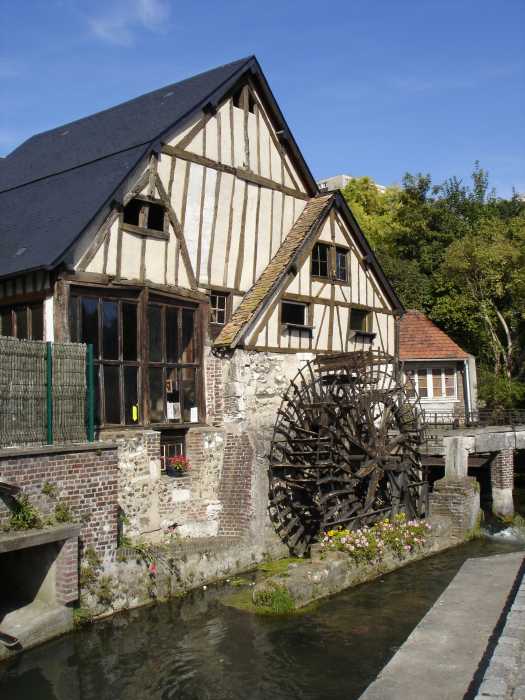 Le moulin de la Pannevère rue des Petites Eaux de Robec