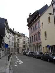 La rue Eau de Robec en direction<br> de la place Saint-Hilaire - Rouen