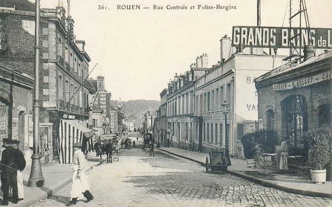 Les Folies Berg�res, rue Centrale sur l'�le Lacroix