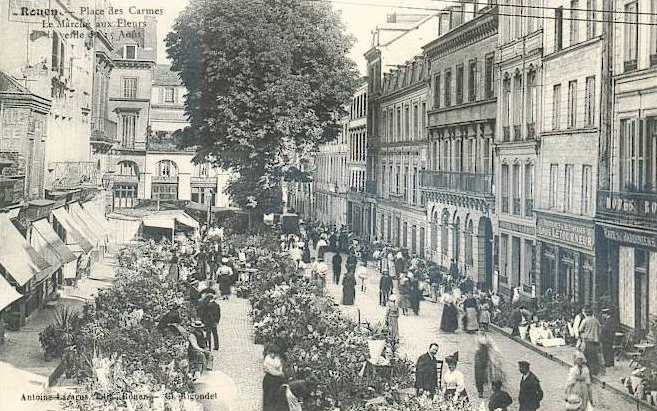 Le march� aux fleurs - Place des Carmes