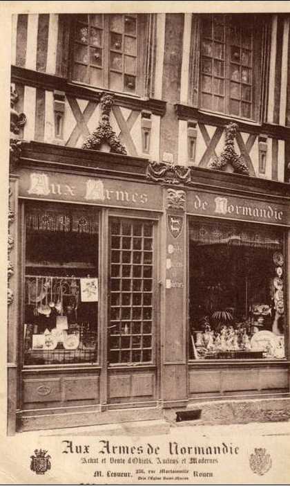 Aux Armes de Normandie, rue Martainville