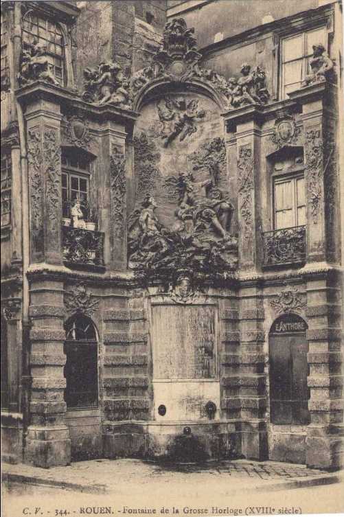 Fontaine de la Grosse Horloge (XVIII<sup>e</sup> si�cle)
